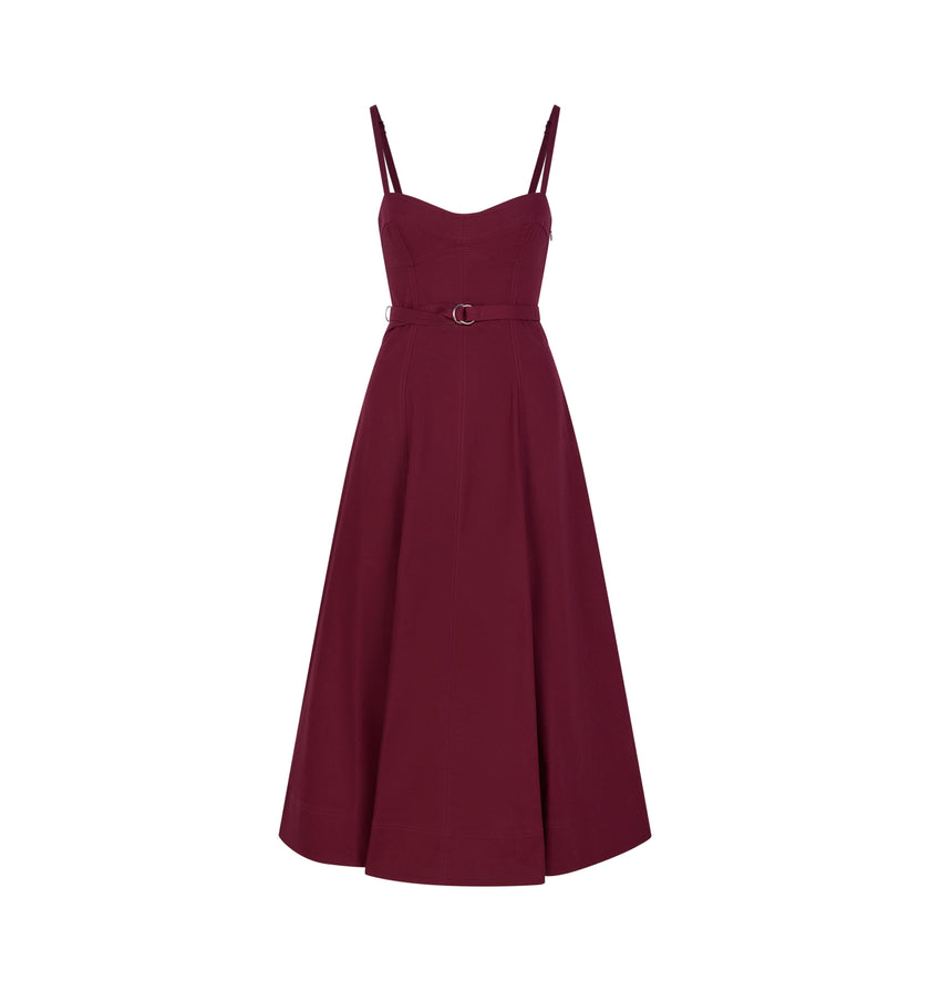 The Fiona Dress -  Mulberry