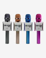 Sing-along PRO 3 Rose Gold Karaoke Microphone & Bluetooth Speaker