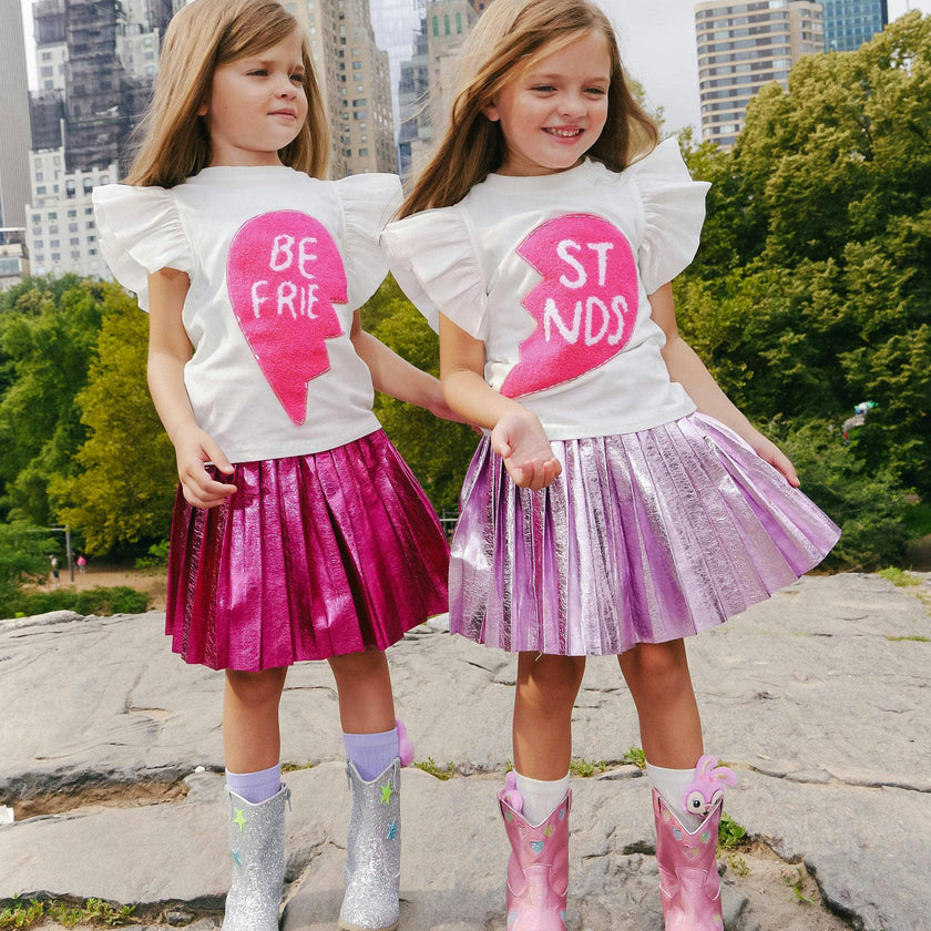 Best Friends Ruffle Sleeve T-Shirts