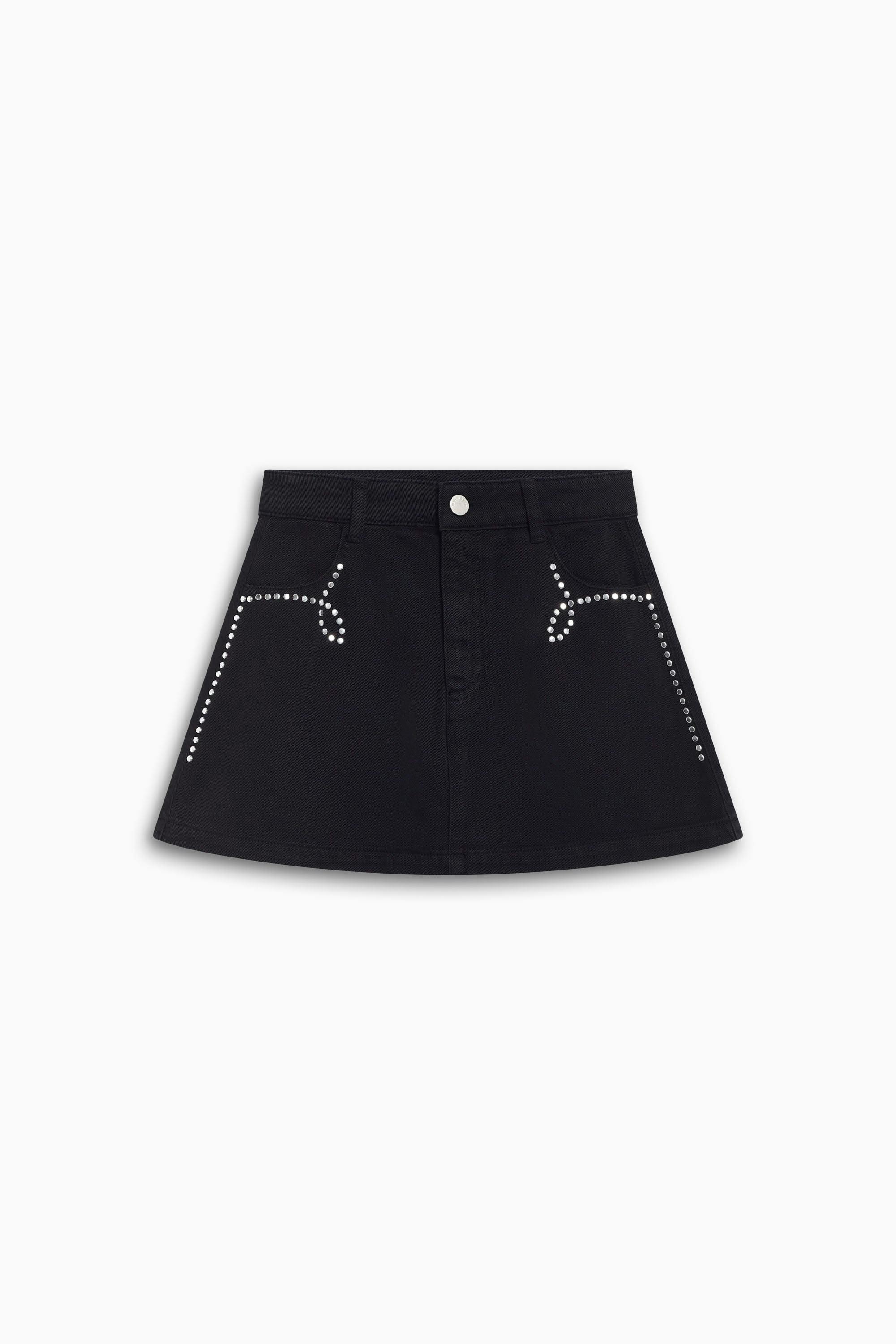 TNS Denim Teen Studded Skirt