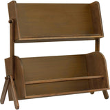Tally Storage and Bookshelf in Natural Walnut