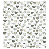 Mini Woof Squad Grey Zip-up Bodysuit