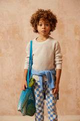 Boys Fisherman Jumper | Chalk