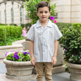 Emmet Boy Button Down - Spring Stripes