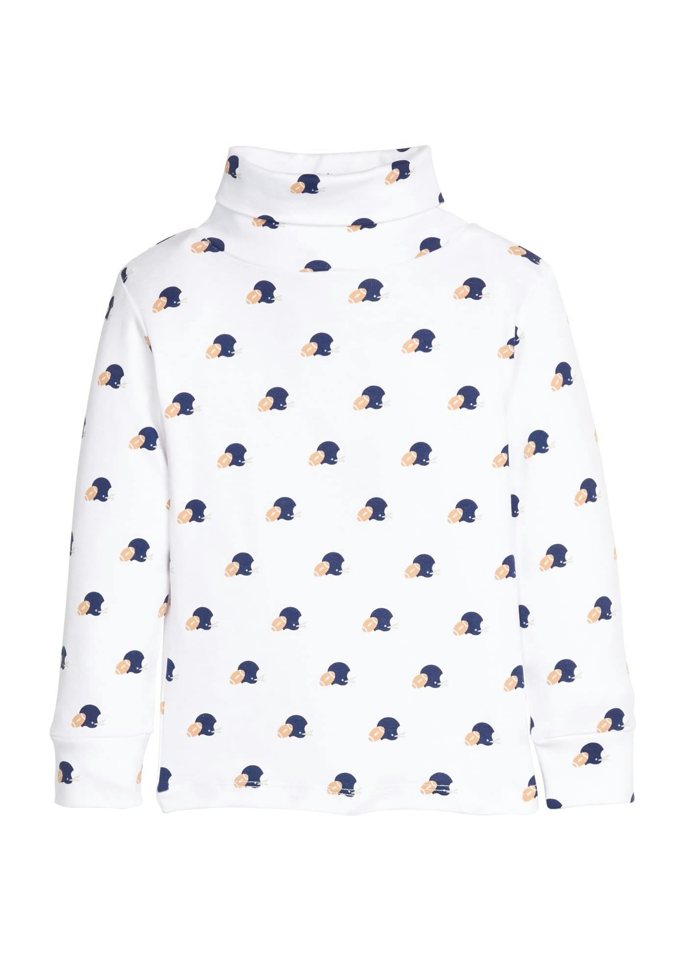 Printed Turtleneck - Football Helmets