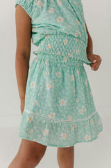 Smocked Eyelet Skirt