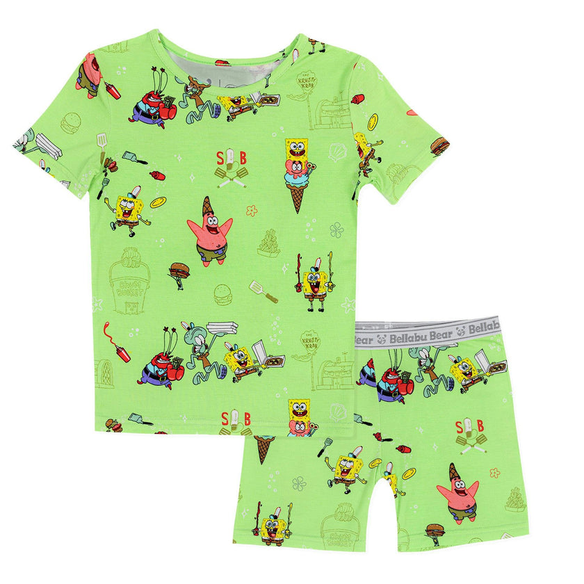 SpongeBob SquarePants: Foodie Bamboo Kids Pajama Short Set