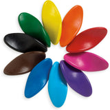 Left Right Crayons - Ergonomic - Set of 10