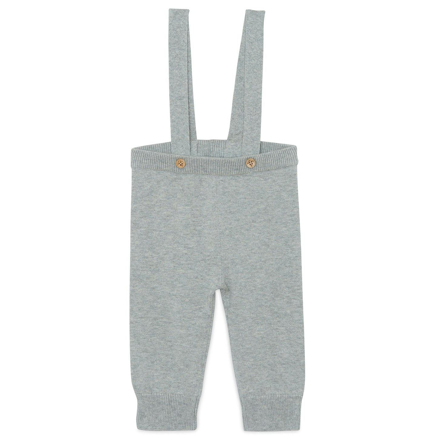 BONTON Stars Cardigan & Knit Pants Baby Set - Grey