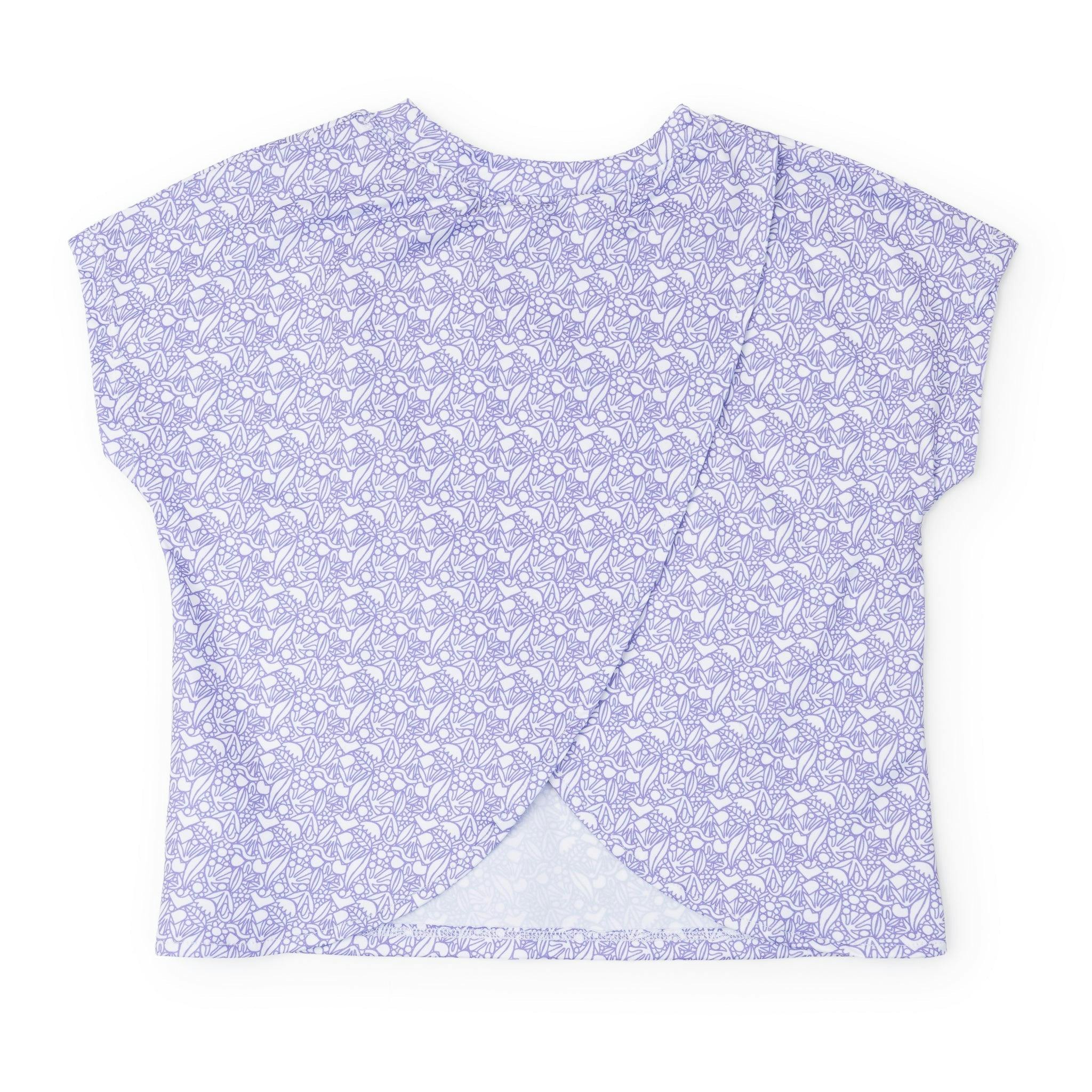 Sloane Girls' Short Sleeve Performance Top by LH Sport - Petal Pop Purple