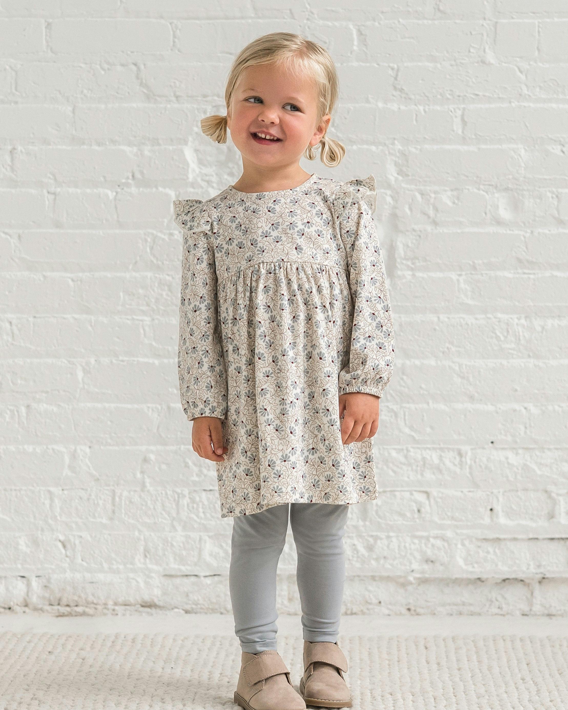 Mika Armhole Ruffle Long Sleeve Dress
