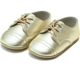 Bailey Leather Derby Crib Shoe (Infant)