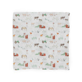 Cotton Muslin Swaddle Blanket 3 Pack - Farmyard
