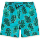 Mid-Length Swim Trunks, Green