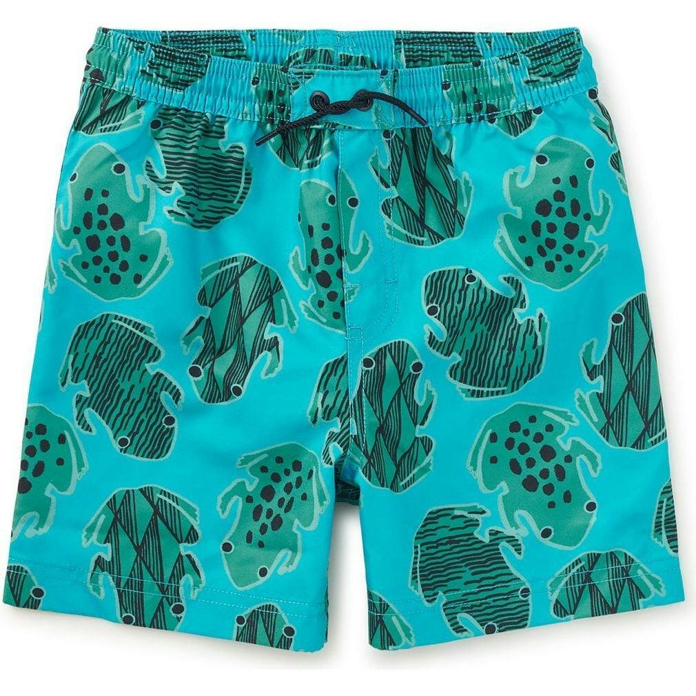 Mid-Length Swim Trunks, Green