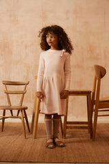 Ribbon Tie Dress | Blush