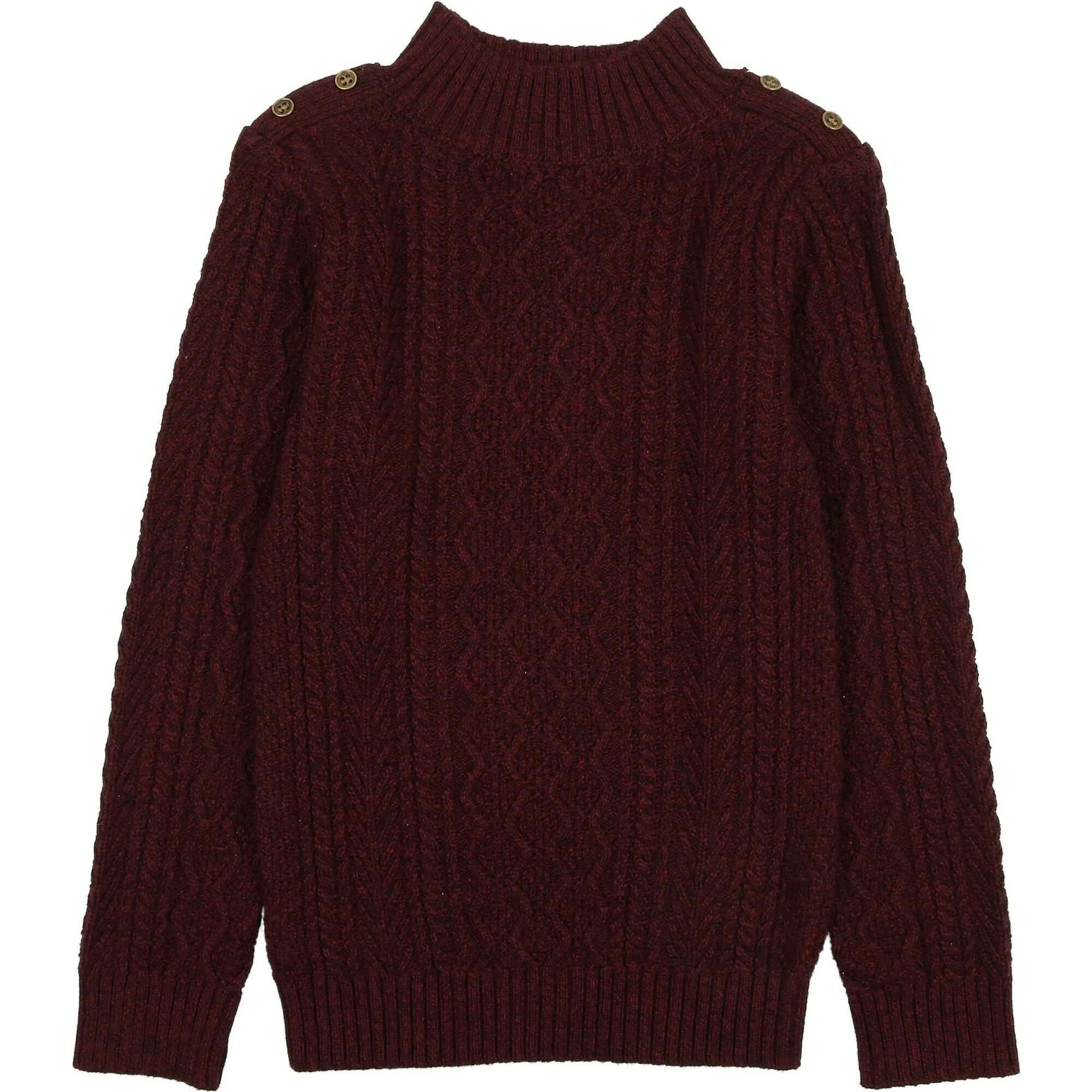 Marled Multi Knit Crew Fit Sweater