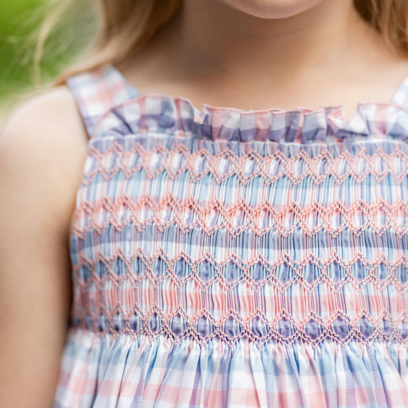 Esme Girl Dress - Spring Sherbet