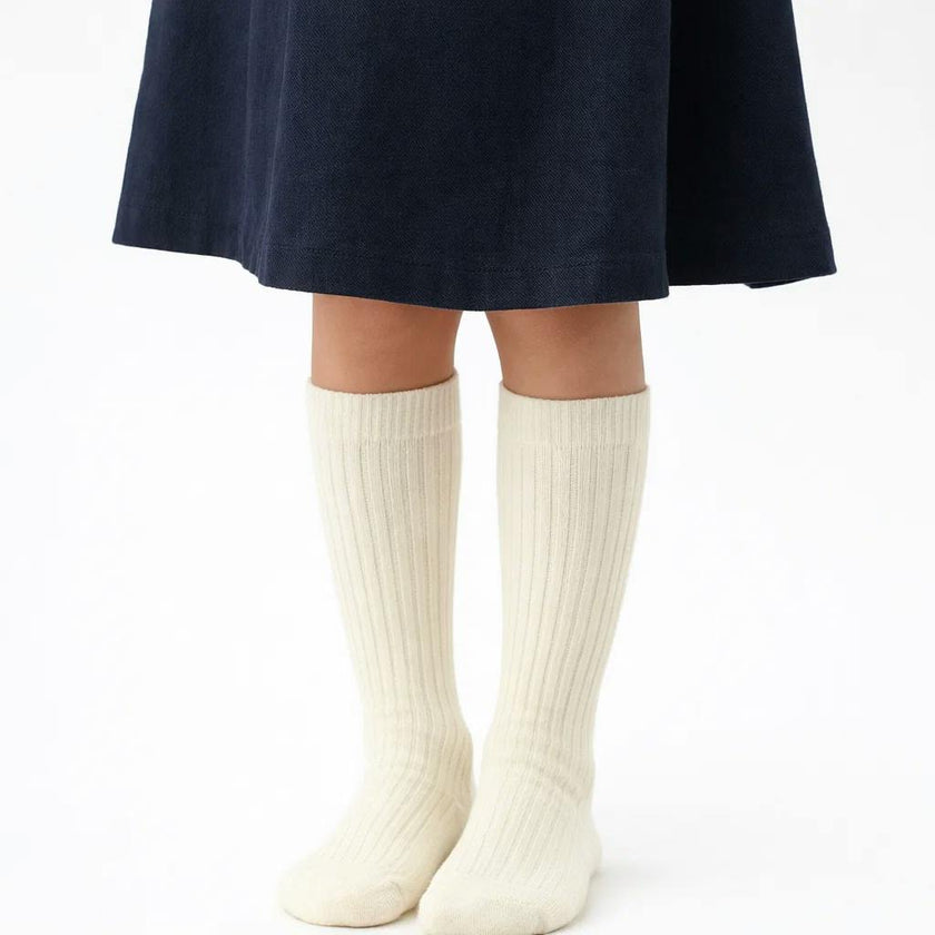 Girls Ribbed Knee Sock