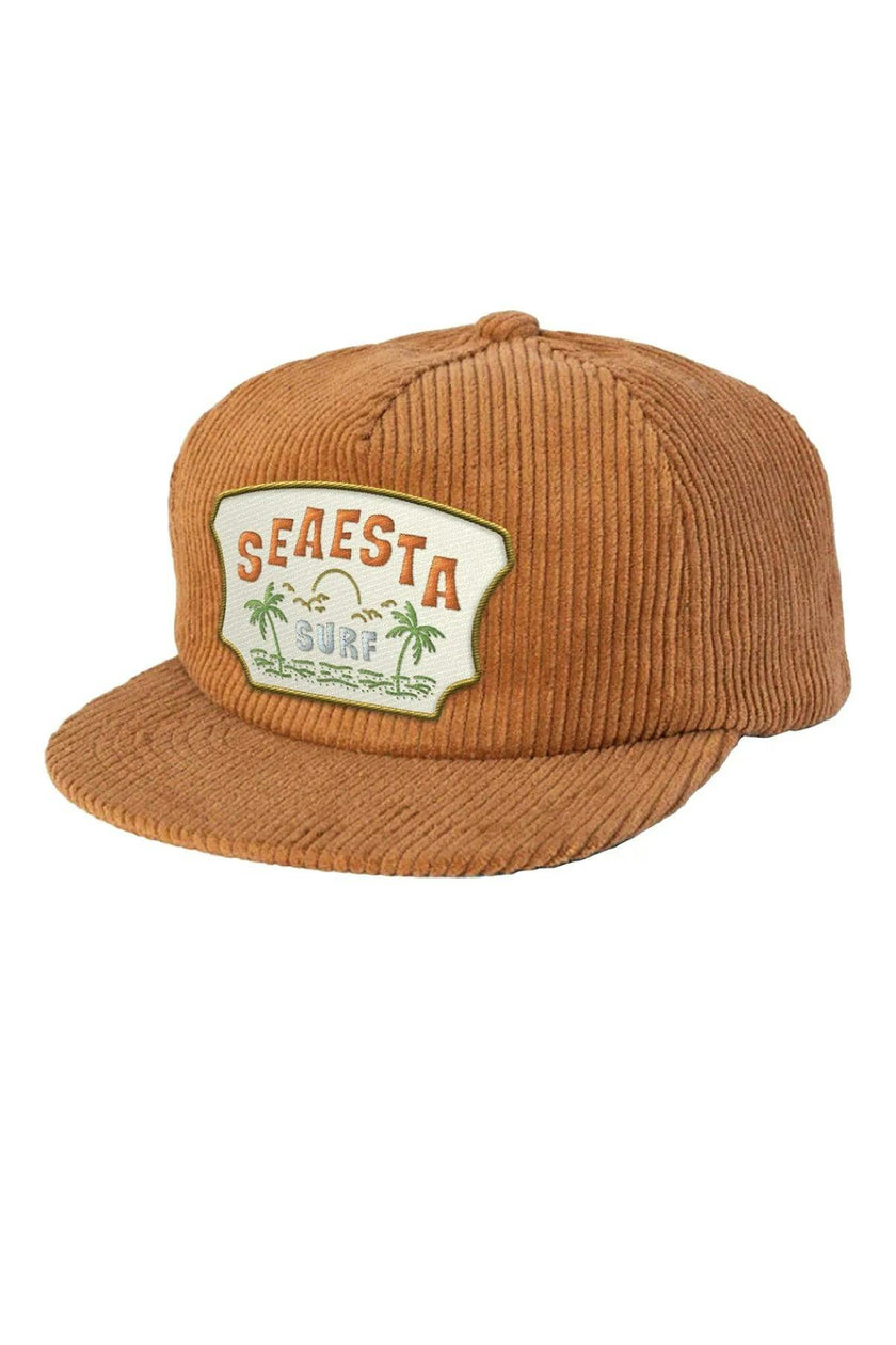 Cord Snapback Hat / Tan