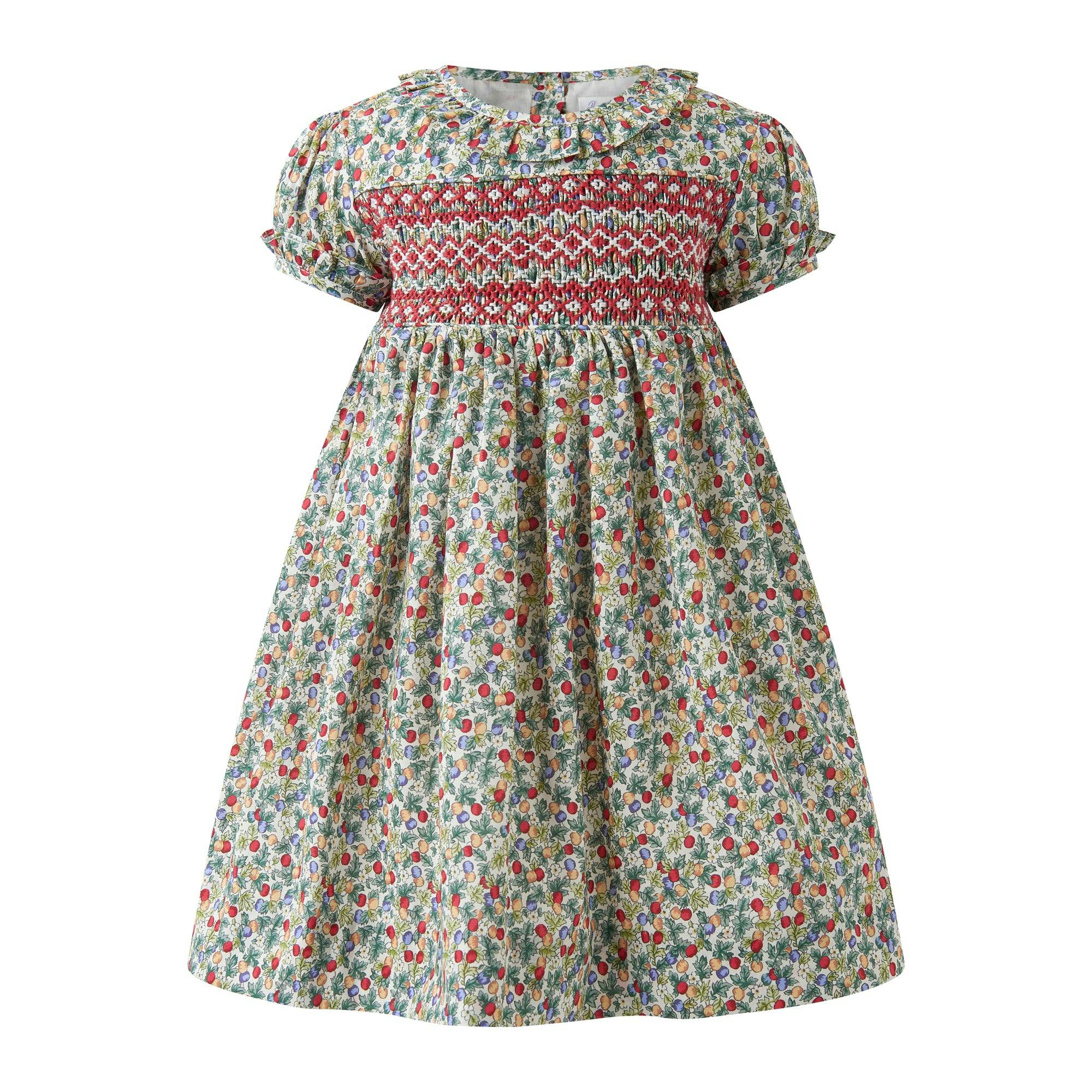 Apple Blossom Smocked Dress & Bloomers
