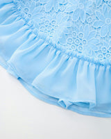 Sabina Embroidered Mini Dress