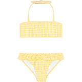 girls soleil gingham halter bikini