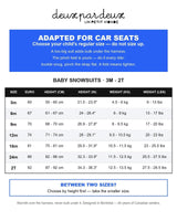 Baby One Piece Snowsuit Adapted For Car Seats Cool Dark Grey
