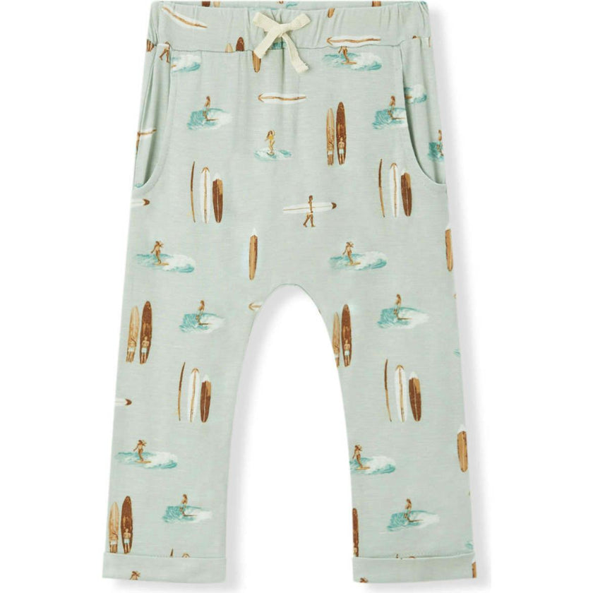 Vintage Surf Bamboo Baby Jogger Pants