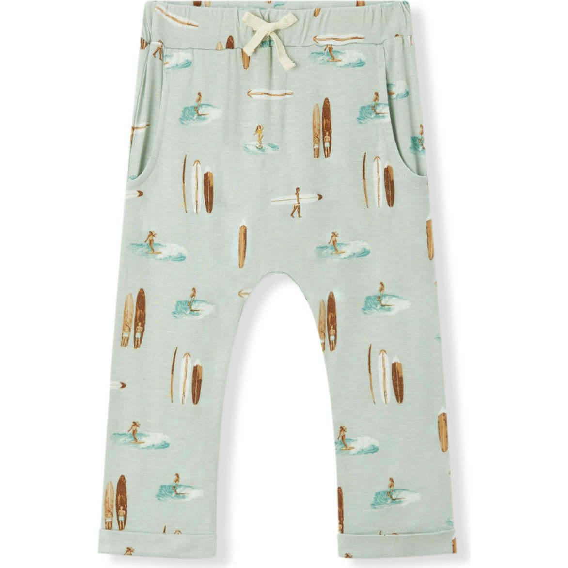 Vintage Surf Bamboo Baby Jogger Pants