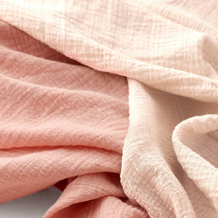 SWOON 2-Pack Crinkle Muslin Baby Swaddle Blanket