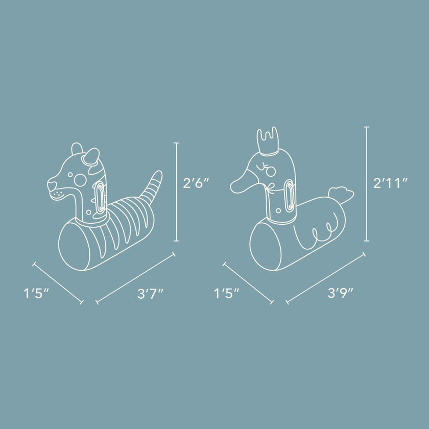 Bouncing Friends | Tiger & Swan (2 Pack)