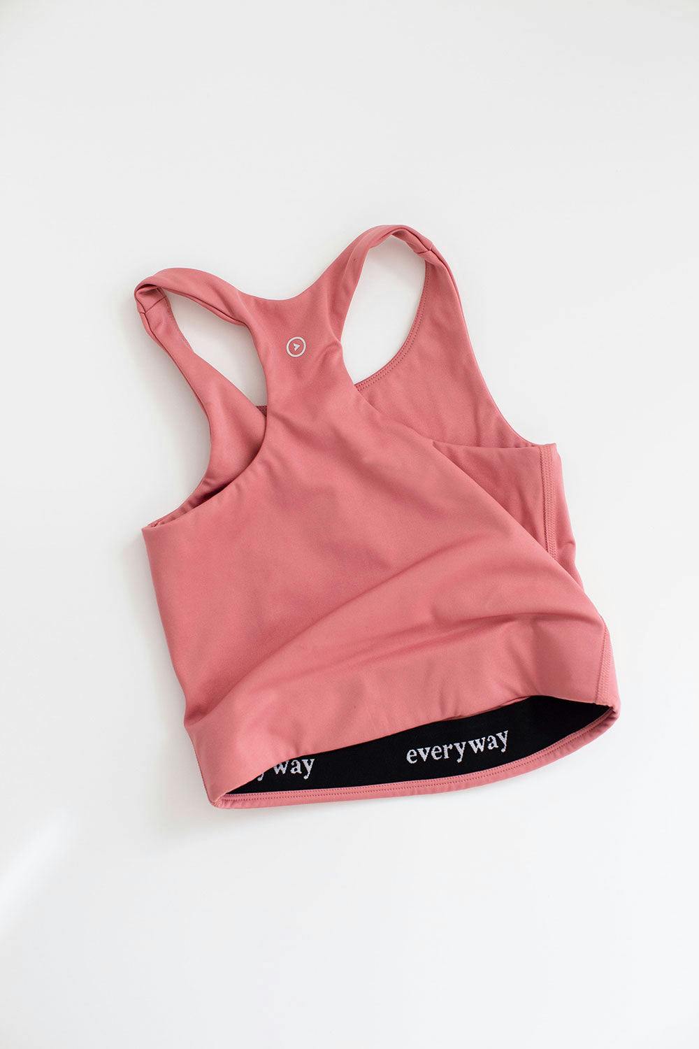 Longline Crop in Black