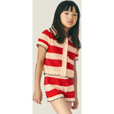 Mipounet SS26 Vita, Cardigan Red Coral