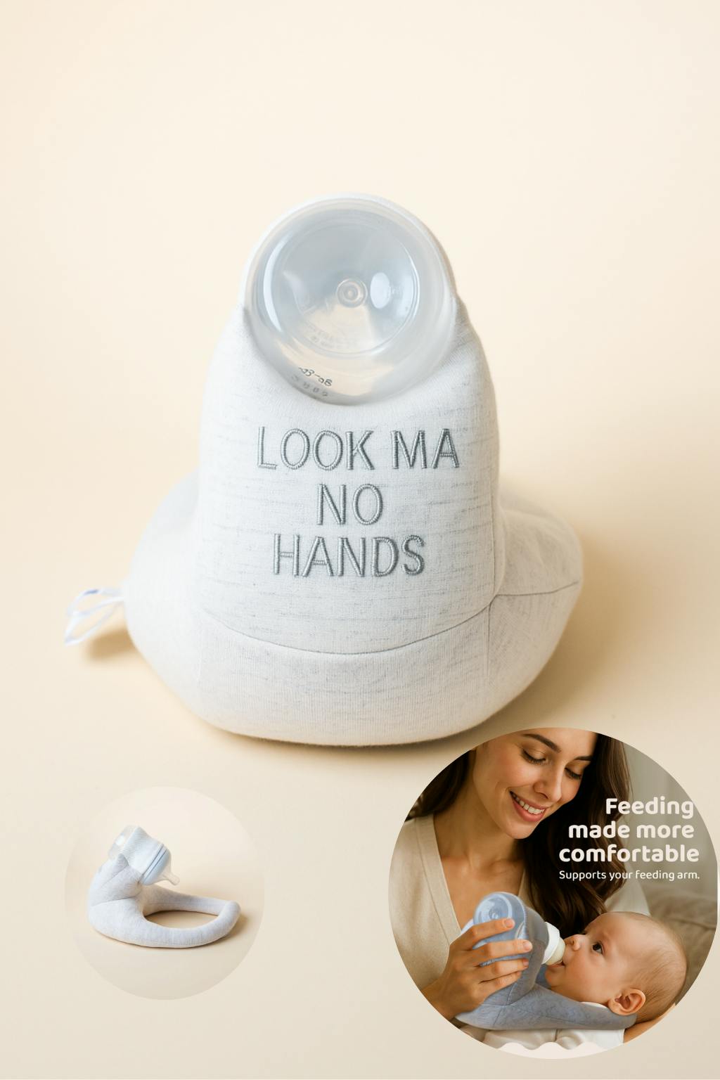 Baby Bottle Pillow Holder for Parents - 