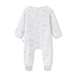 Bamboo Magnetic Footie Pajama - Arc en ciel