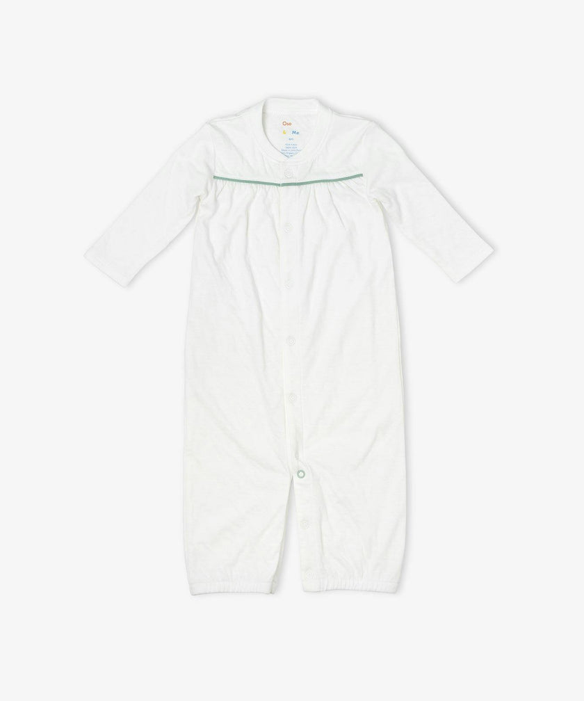 Convertible Gown, Seafoam Piping