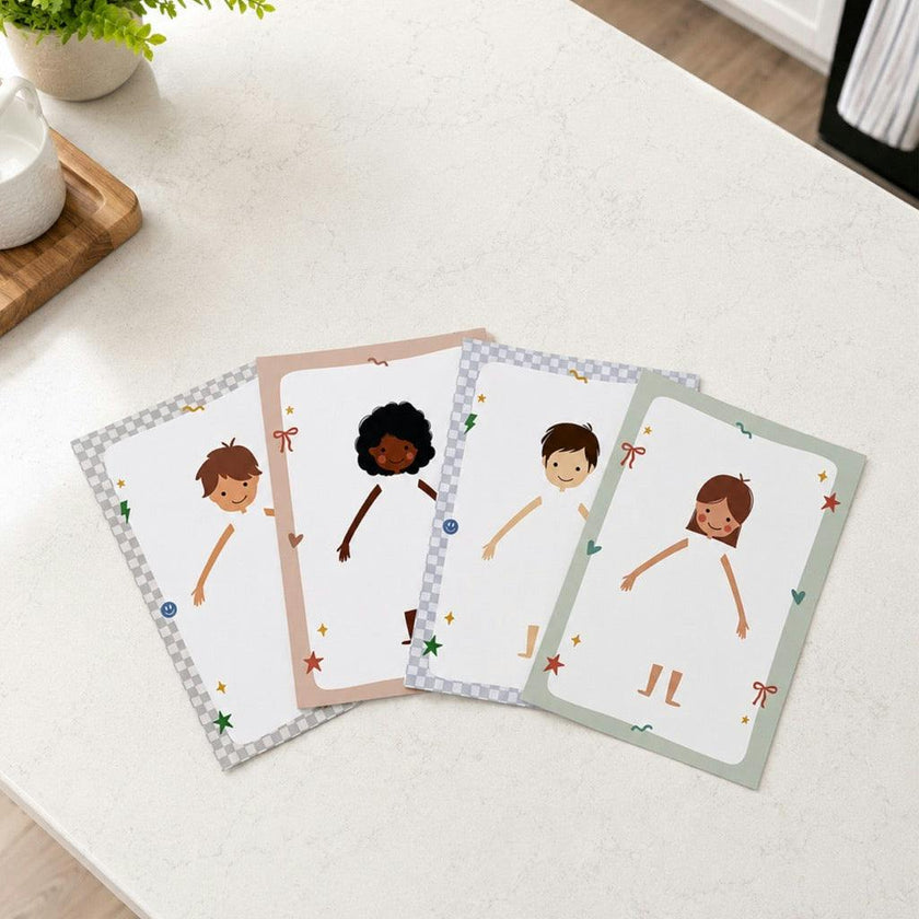 Magnetic Coloring Sheets - Design-a-Doll (8pc Set)