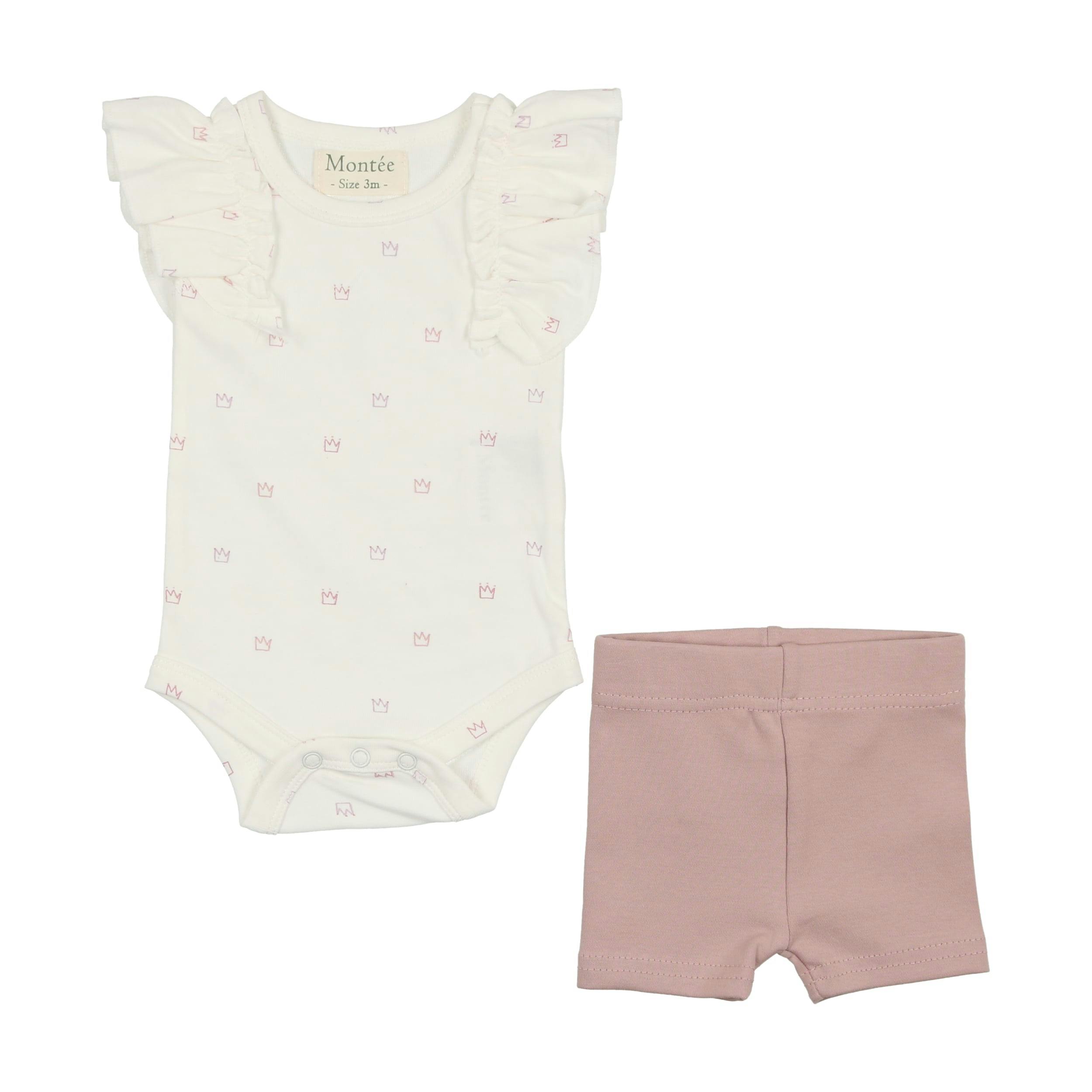 Ruffle Short Set