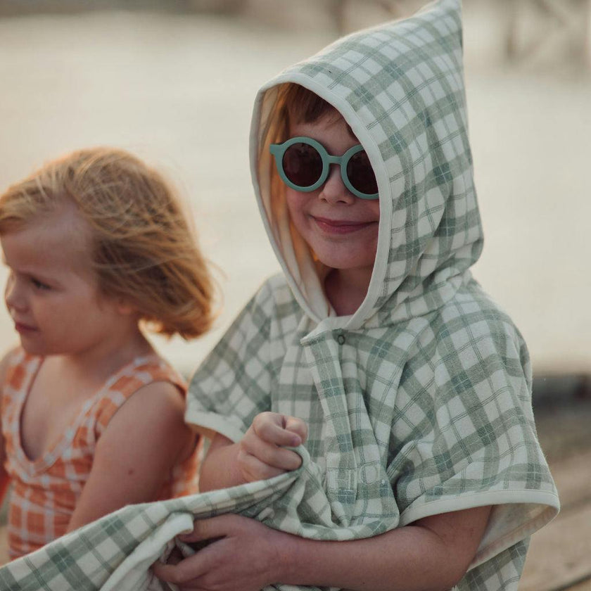 Original Round Sustainable Sunglasses | Bio-Based  Bendable Polarized | Fern
