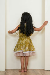 Kate Full Skirt and Top Set Green — Cotton Girls Co-Ord | Infant to Tween 0-13 Years