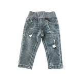 Boys Denim Jeans in Gray Wash