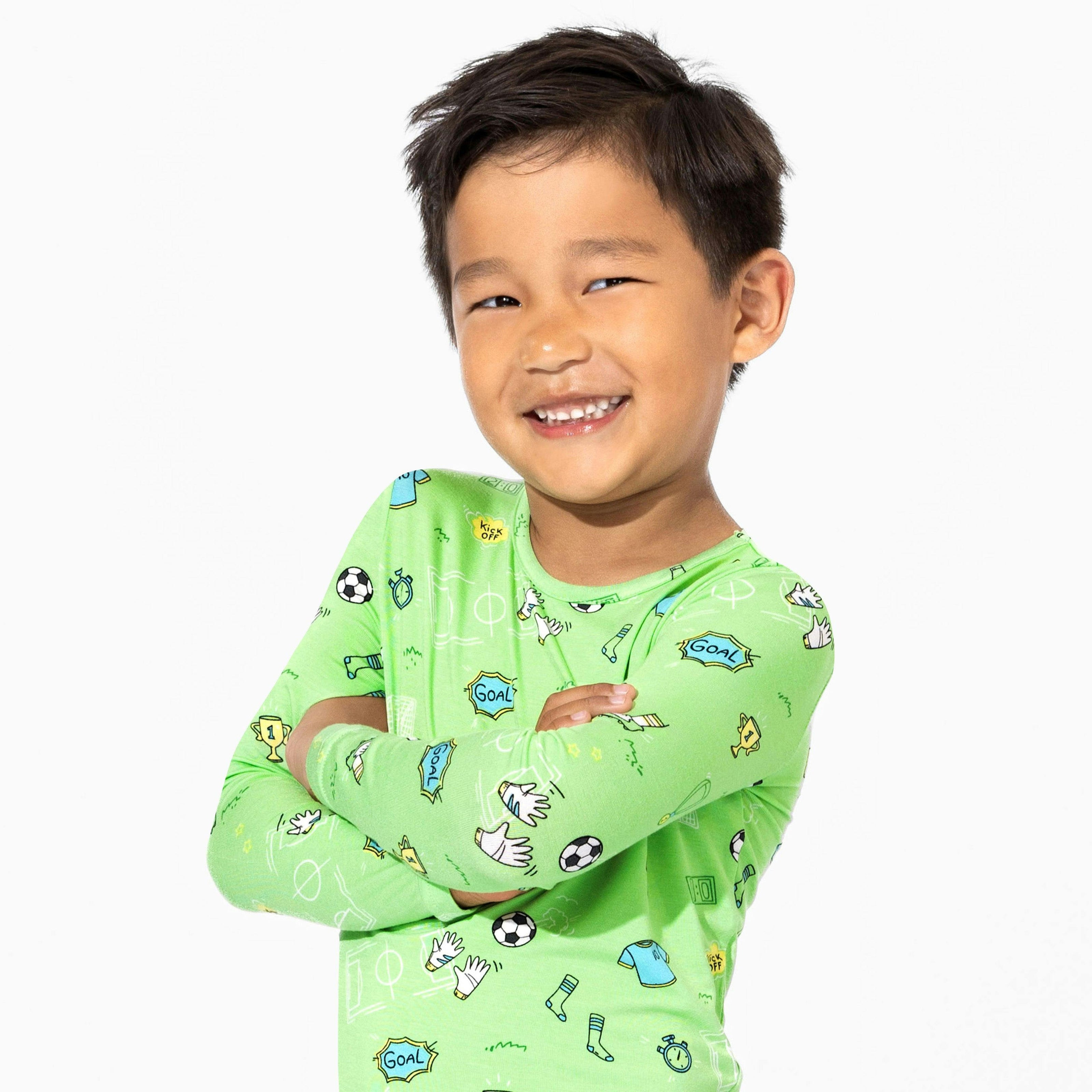 Soccer Bamboo Kids Pajamas