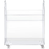 Presto Acrylic Bookcase And Cart