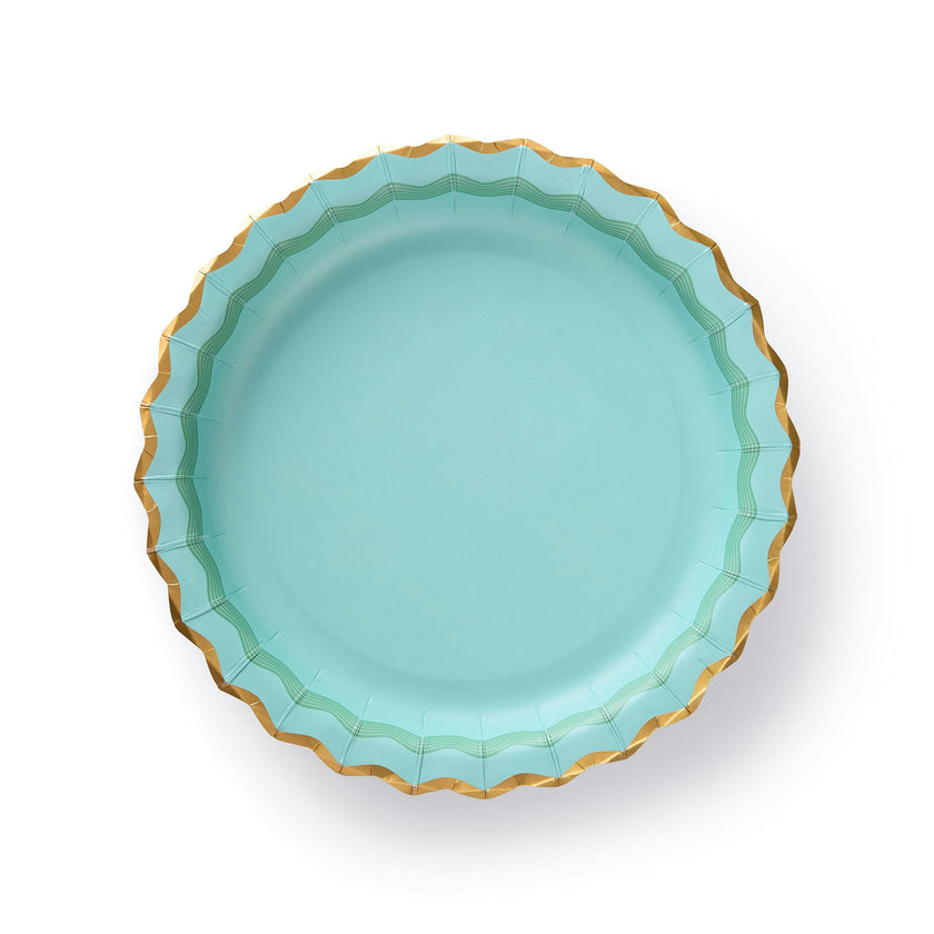 Rainbow Ric Rac Assorted Dinner Plates (10 count)