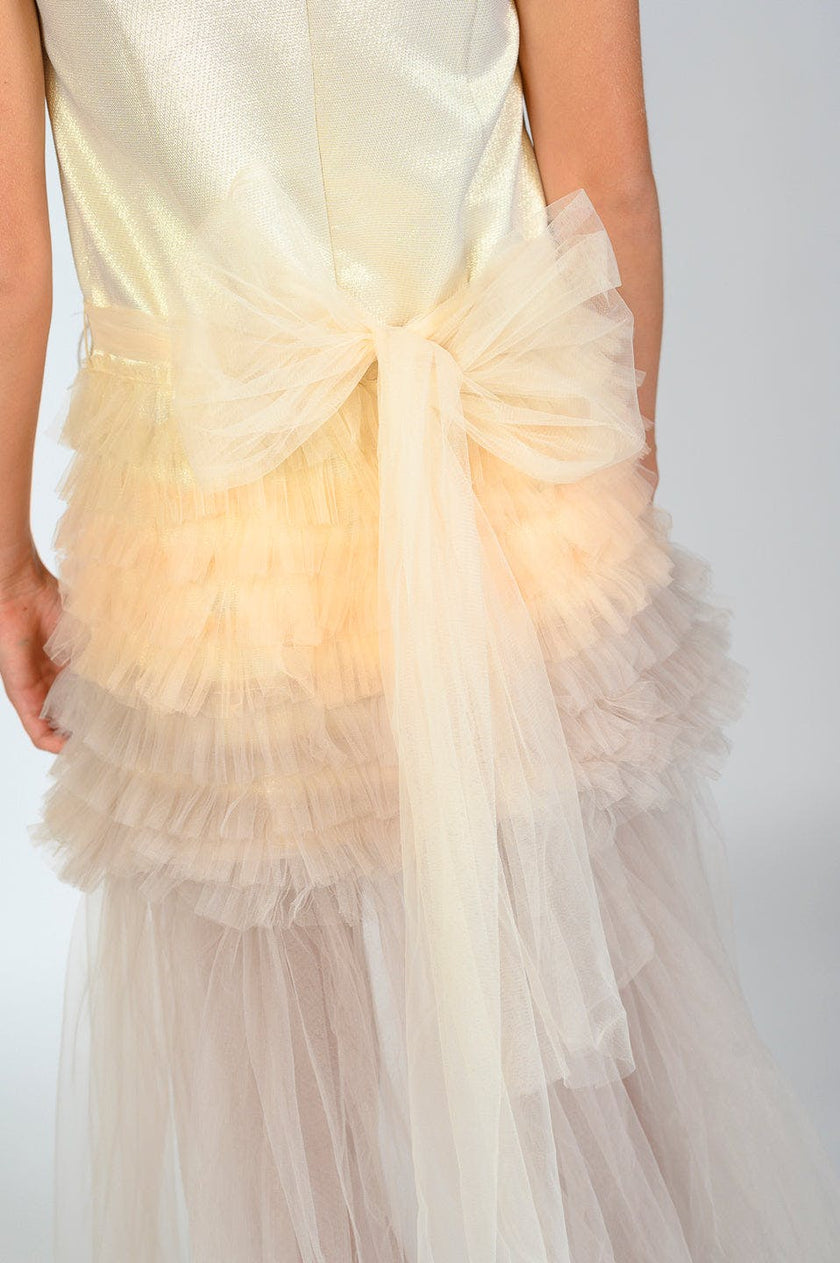 Champagne Euclid Dress