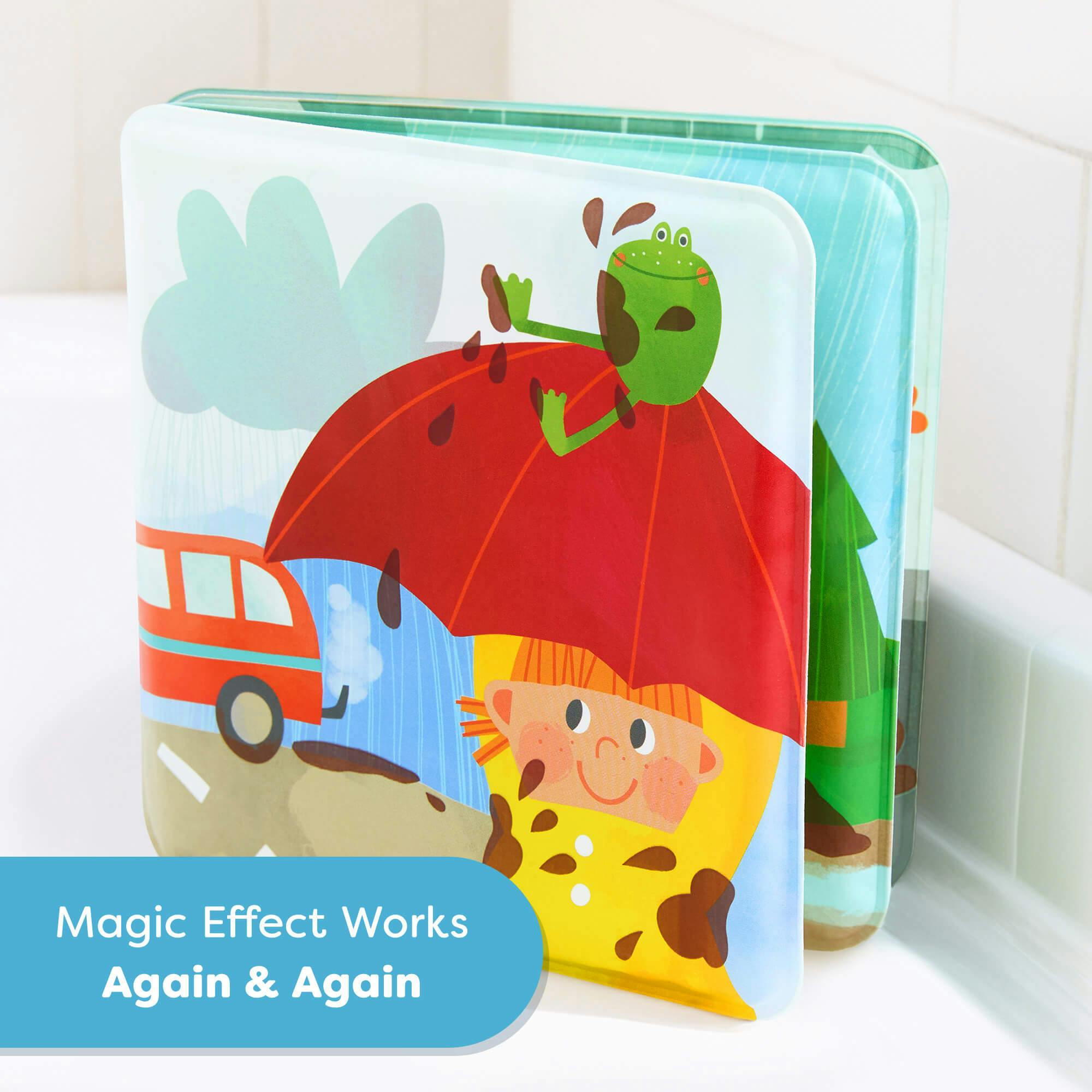 Toddler Bath Book Bundle - Set of 3 Magic Color Changing Bath Books