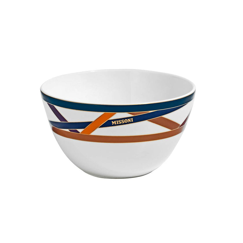 Rice Bowls NASTRI Set of 2  Multicolor diam. 4.5", H 2.3"
