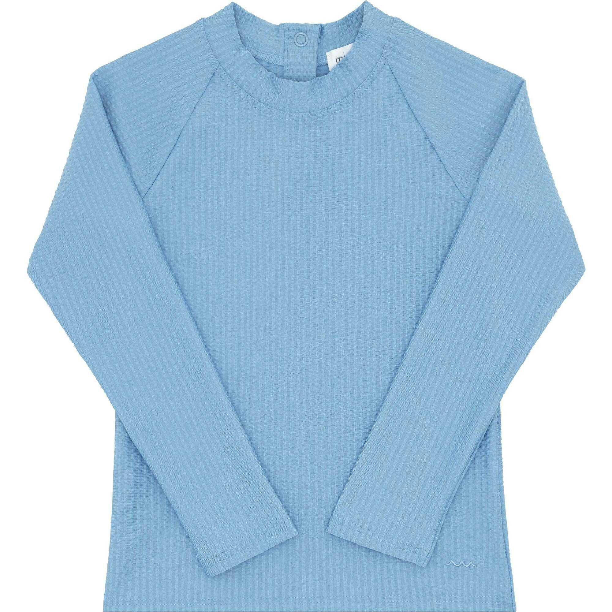 Surfside Blue Seersucker Rashguard
