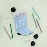Cowboy Boots Sticker Sketch Book